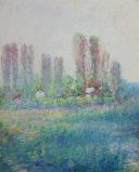 Feels Like Home, original 30x24 expressionist landscape painting by Eugene Eugeniusz Maziarz , oil on canvas